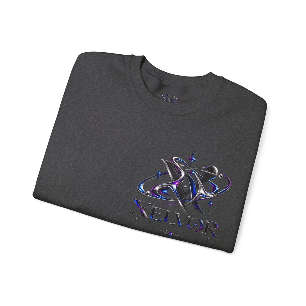 Sweat-shirt à col rond Xelvor - Pull graphique Cosmic Emblem