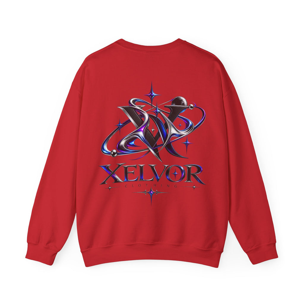 Sweat-shirt à col rond Xelvor - Pull graphique Cosmic Emblem