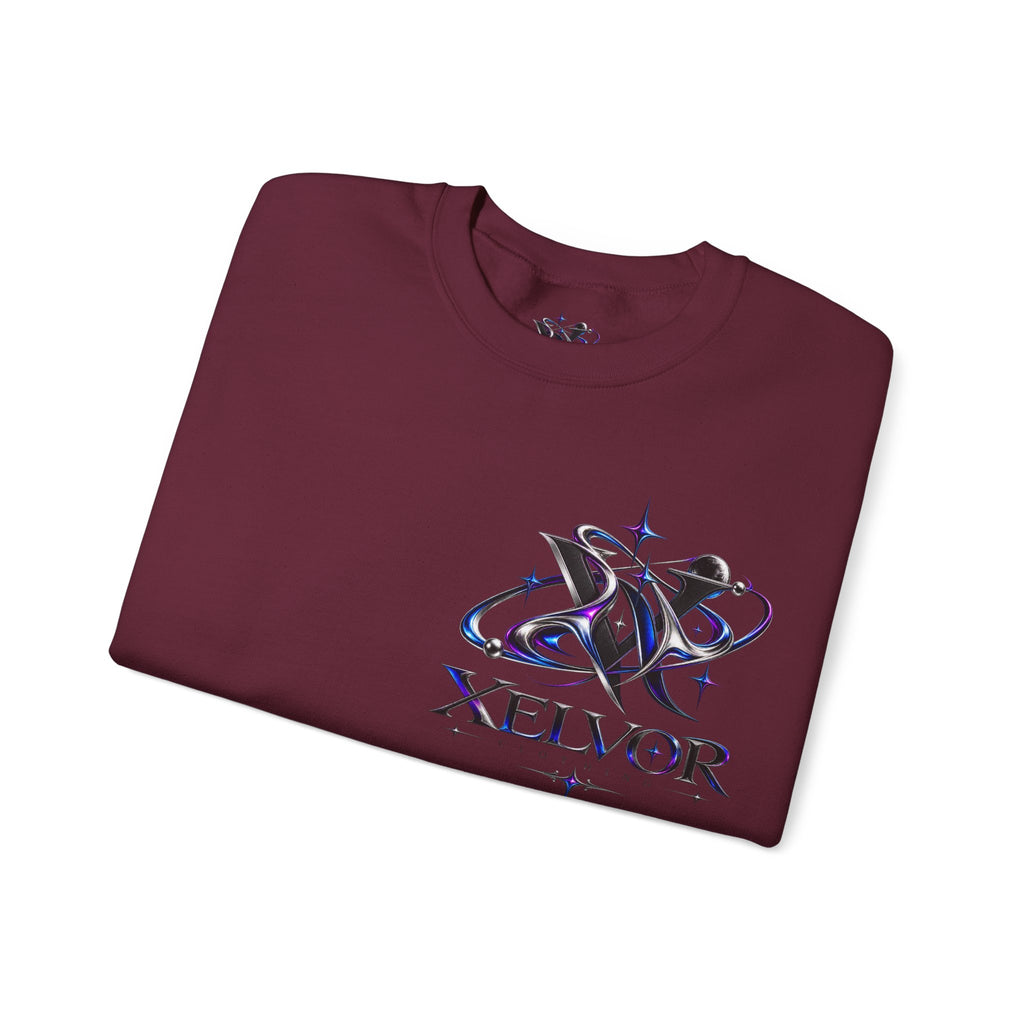 Sweat-shirt à col rond Xelvor - Pull graphique Cosmic Emblem