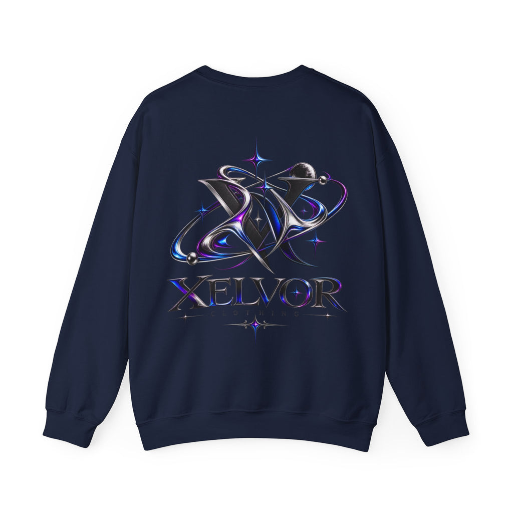 Sweat-shirt à col rond Xelvor - Pull graphique Cosmic Emblem