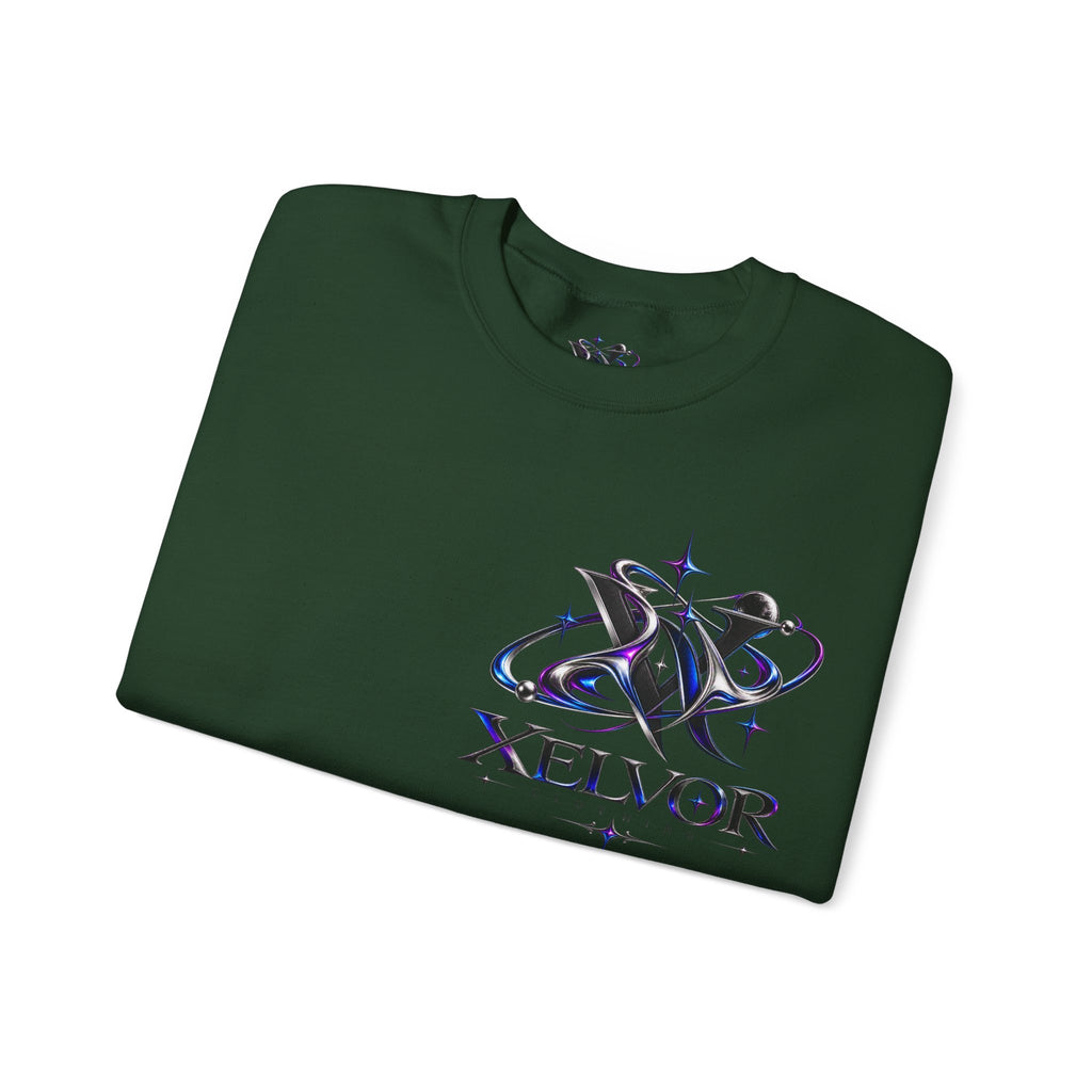Sweat-shirt à col rond Xelvor - Pull graphique Cosmic Emblem