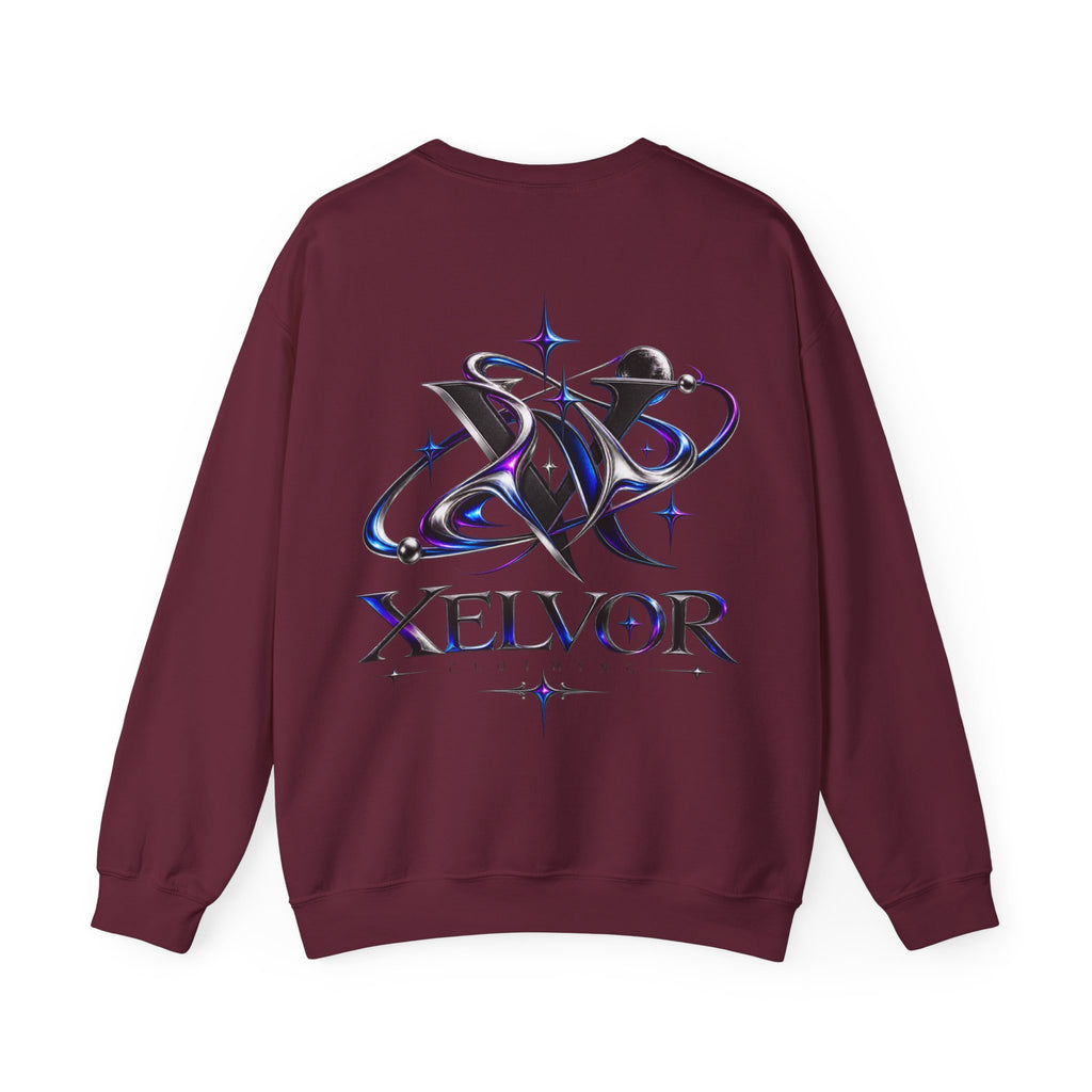 Sweat-shirt à col rond Xelvor - Pull graphique Cosmic Emblem