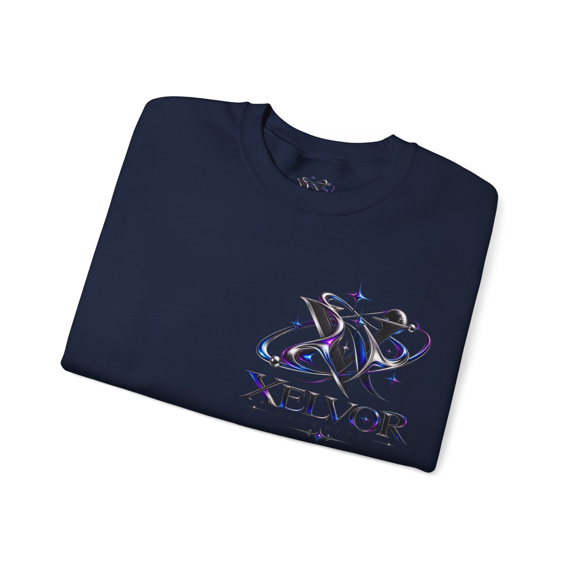 Sweat-shirt à col rond Xelvor - Pull graphique Cosmic Emblem