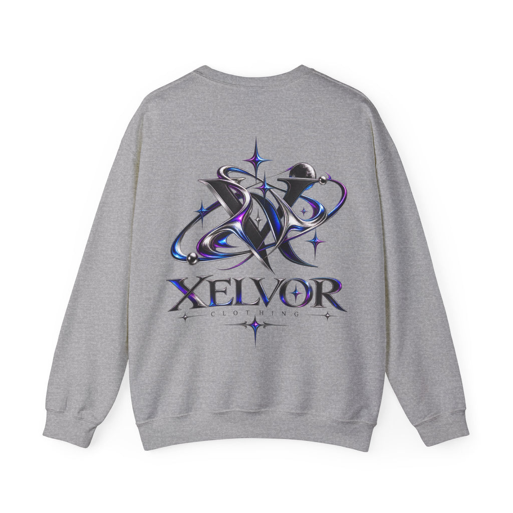 Sweat-shirt à col rond Xelvor - Pull graphique Cosmic Emblem