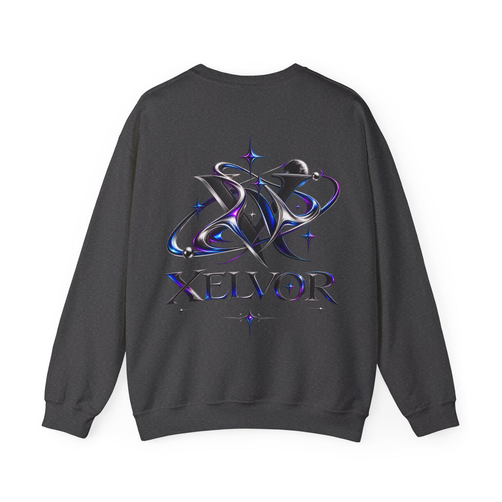 Sweat-shirt à col rond Xelvor - Pull graphique Cosmic Emblem