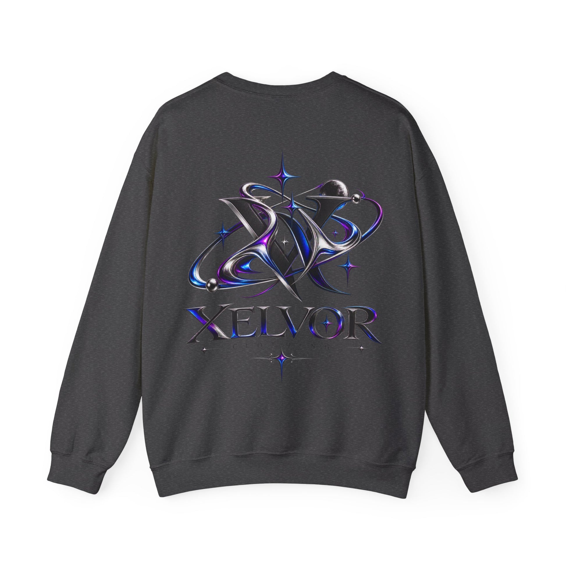 Sweat-shirt à col rond Xelvor - Pull graphique Cosmic Emblem