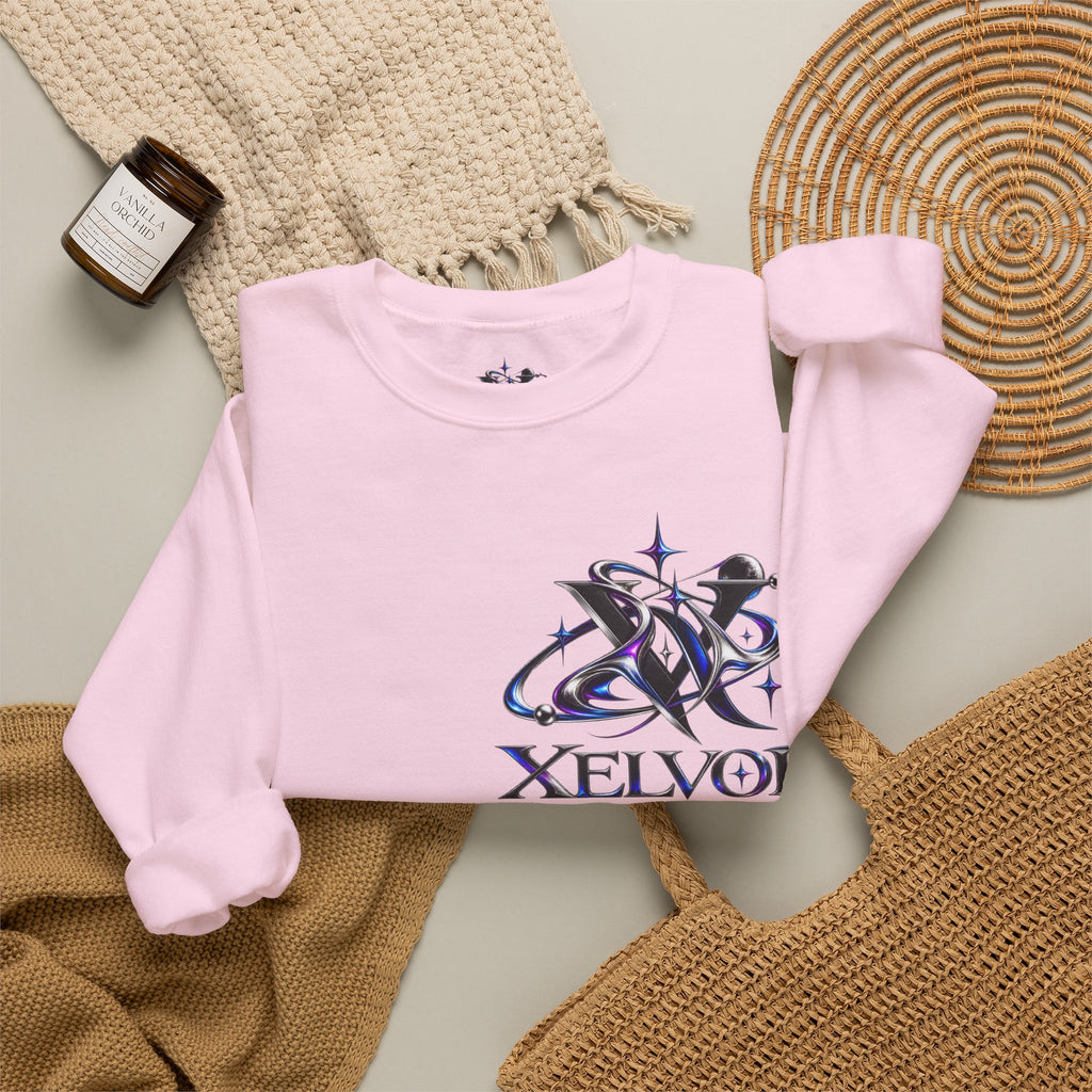 Sweat-shirt à col rond Xelvor - Pull graphique Cosmic Emblem
