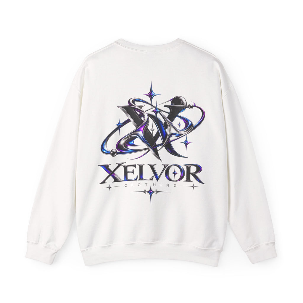 Sweat-shirt à col rond Xelvor - Pull graphique Cosmic Emblem